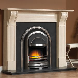 Cast Tec Durham Fireplace Roman Stone CU