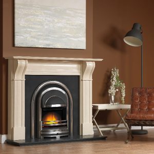 Cast Tec Durham Fireplace Roman Stone CU1 1