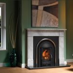 Cast Tec Flat Victorian Carrara Marble Fireplace CU1