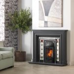 Cast Tec Kensington Fireplace In Slate Stone CU1 1