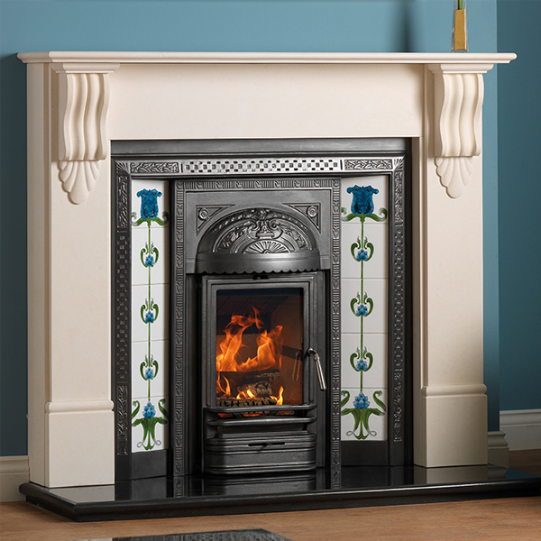 Cast Tec Victorian Corbel Limestone Fireplace CU