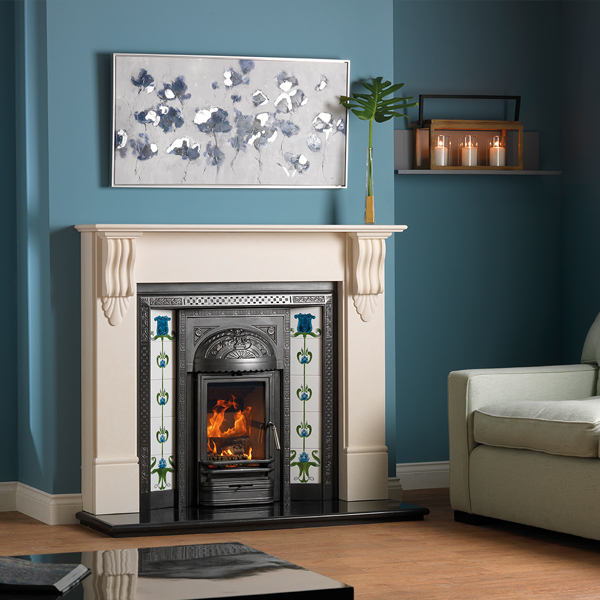 Cast Tec Victorian Corbel Limestone Fireplace CU1