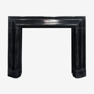 Aztec Bolection 52" Nero Marquina Marble Fireplace Surround