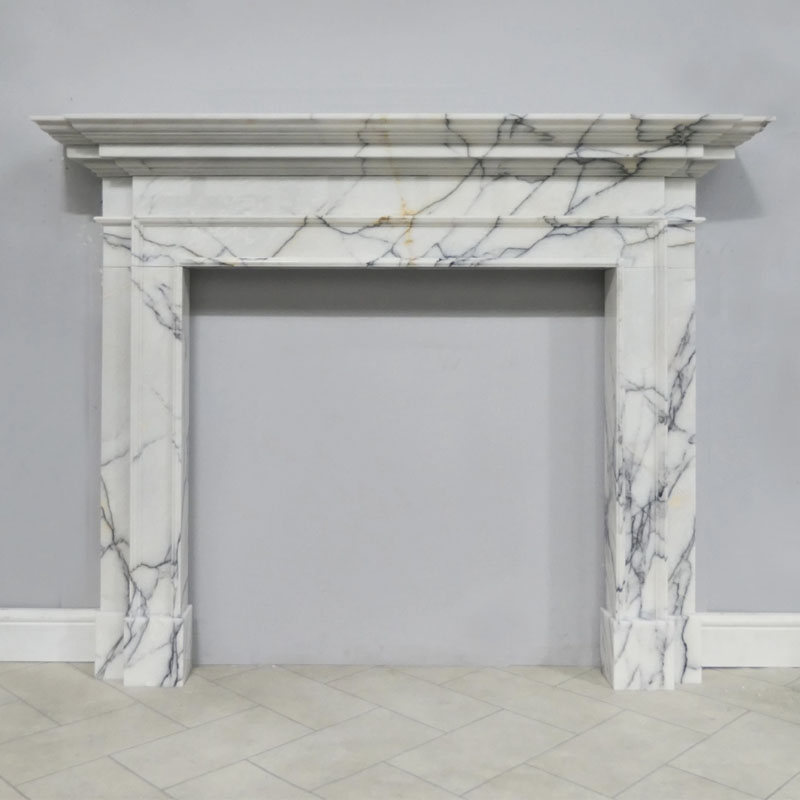 blenheim lilac viola marble fireplace surround