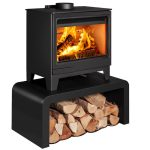 hunter wood burning stove benches