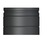150mm twin wall flue length black