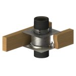 midtherm ventilated firestop collar twin wall diagram