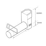 rear exit terminal kit dimensions