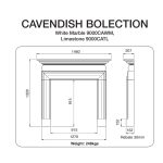 stovax cavendish bolection dimensions