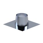 twin wall flat roof aluminium flashing