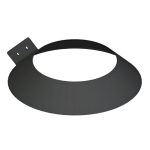 twin wall flue storm collar black
