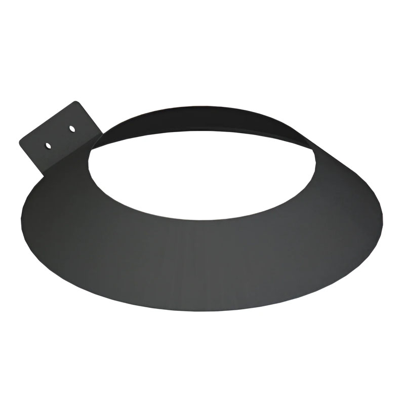 twin wall flue storm collar black