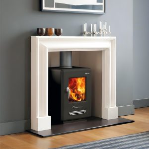 Chesneys Alpine 4 Stove Room Setting In Fireplace