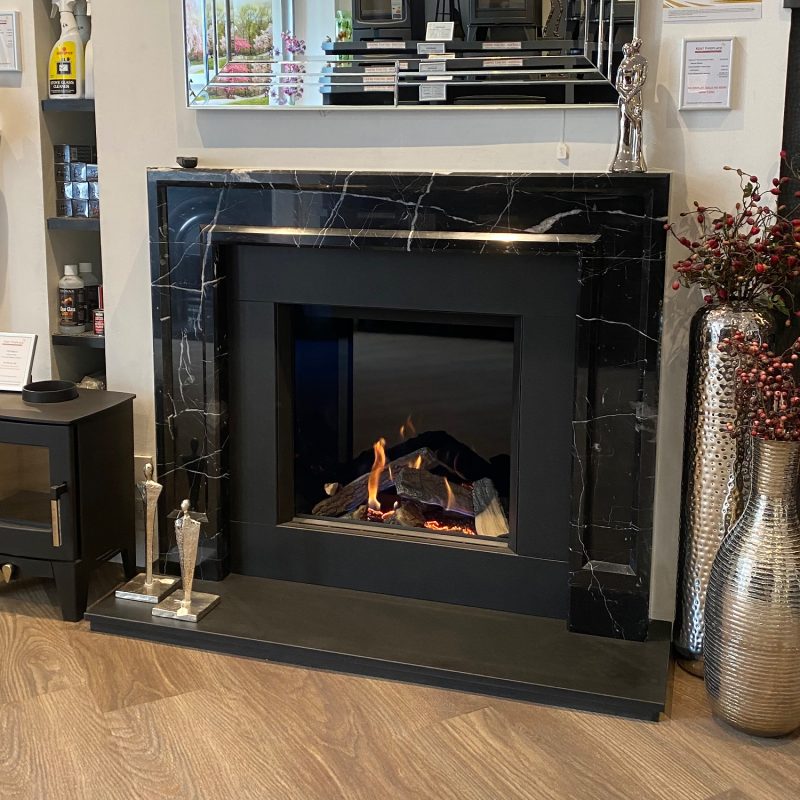 allora marble fire surround