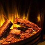 british fires sway electric fire close up