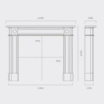 hogarth marble fireplace dimensions