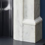 washington marble fireplace close up 2