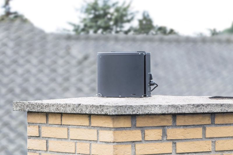 Exodraft Black Image on Chimney  07306
