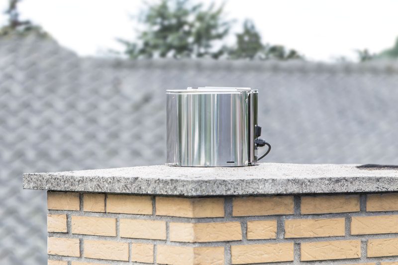 Exodraft Stainless Steel Image on Chimney  43917