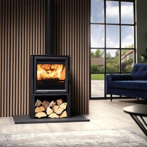 Fireline Ecostar 5 Wide Freestanding On Log Store