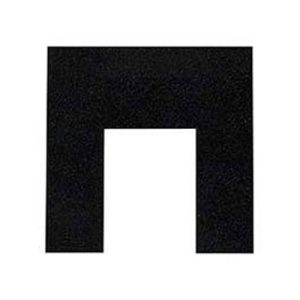Polished Black Granite Back panel standard Cut Out 2