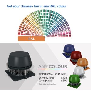 chimney fan in any colour