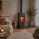 Barbas BOX 40 45-110 Wood Burning Stove Wide View