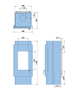 Barbas BOX 40 45-110 Dimensions Barbas BOX 40 45-110 Dimensions