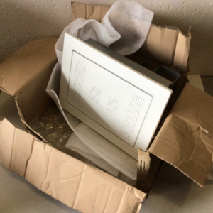 bellfires white service door