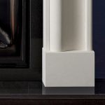 hampton fireplace leg close up