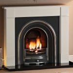 hersham limestone fireplace