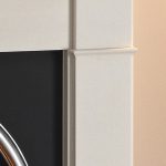 hersham limestone fireplace close up