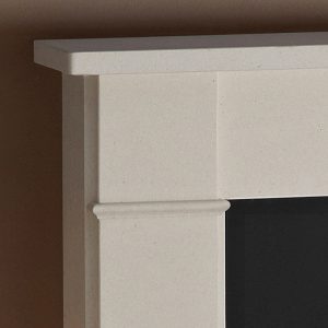 hersham limestone fireplace surround close up