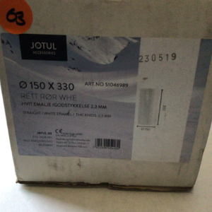 jotul vit 150 330 length white enamel