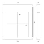 mentmore dimensions
