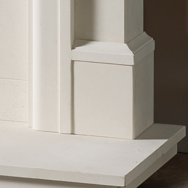 washington fireplace leg detail