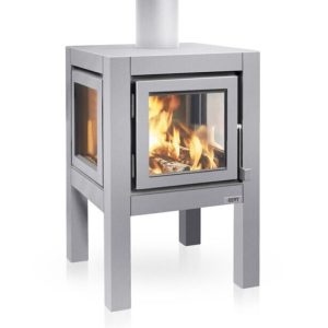 RB73 Quaruba Large Stainless Steel Outdoor Wood Burning Stove