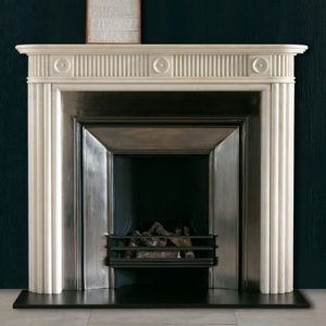 Chesneys Soane Pattern I Statuary Natural Marble Fireplace Surround