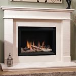 Rio 54" Bella Creme Complete Limestone Fireplace Suite
