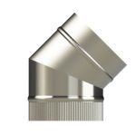 45 Elbow Single Wall Stove Pipe