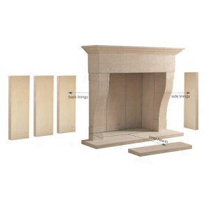 Bath Stone Fireplace Chamber Linings
