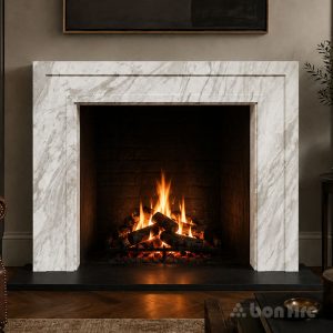 Shoreditch 58" Volakas Marble Fireplace Surround