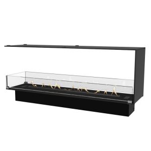 Decoflame Montreal 1200mm Room Divider Inset Bioethanol Fire