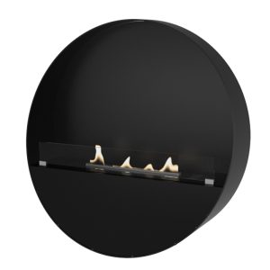 Decoflame Tokyo Black Wall Mounted Bioethanol Fireplace