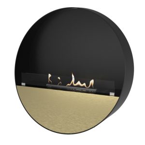 Decoflame Tokyo Brass Wall Mounted Bioethanol Fireplace