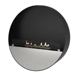 Decoflame Tokyo Steel Wall Mounted Bioethanol Fireplace