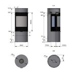rais-viva-120-wood-burning-stove-dimensions-sizes