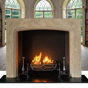 Chesneys Brinkburn 60" Bianco Avoirio Limestone Fireplace Surround