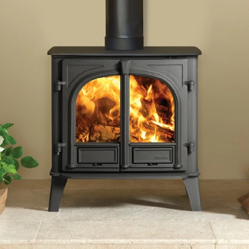 double door wood burning stoves