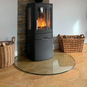 Clear & Smoked Glass Hearths